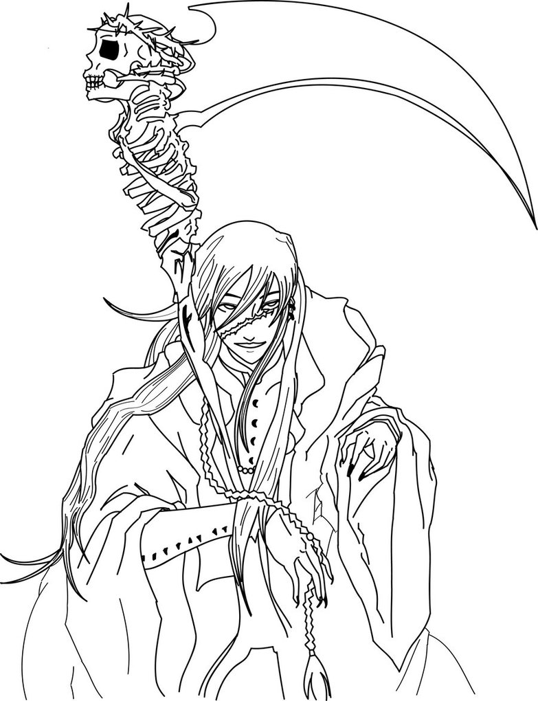 grim reaper coloring pages printable jpg