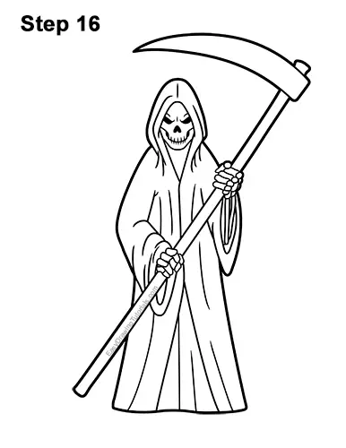 104 Grim Reaper Coloring Pages Printable 69