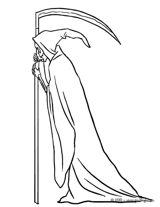 104 Grim Reaper Coloring Pages Printable 86