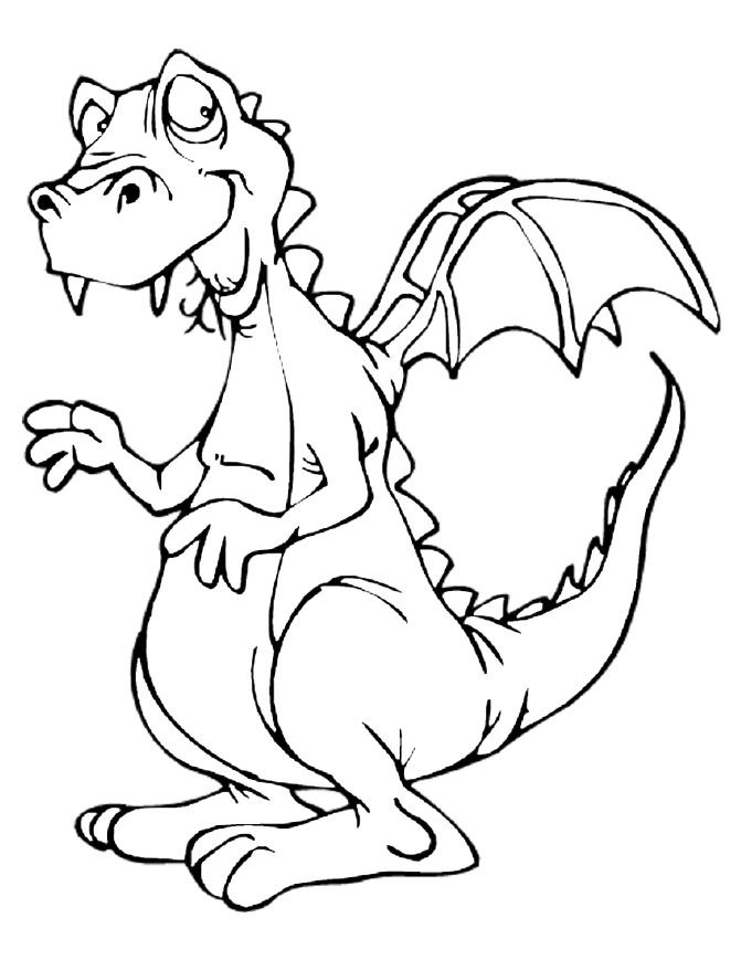 107 Dragon Coloring Pages for Kids Printable 39