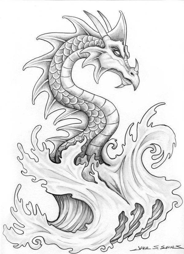 107 Dragon Coloring Pages for Kids Printable 40