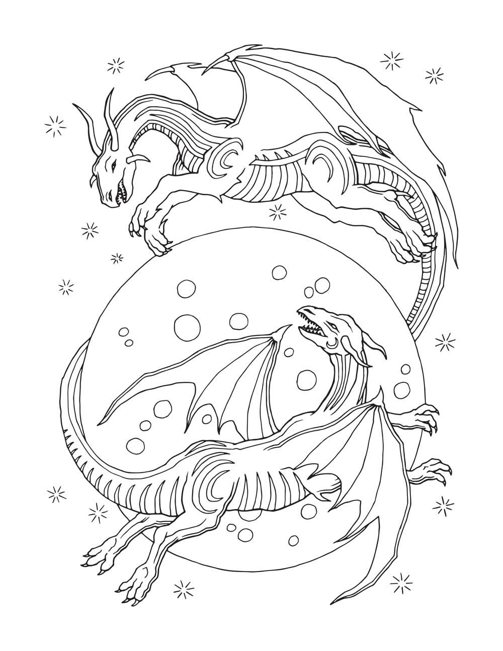 dragon coloring pages for kids printable jpg