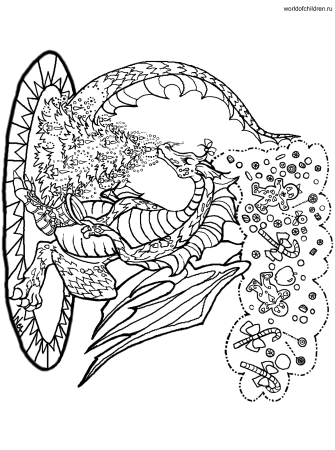 dragon coloring pages for kids printable jpg