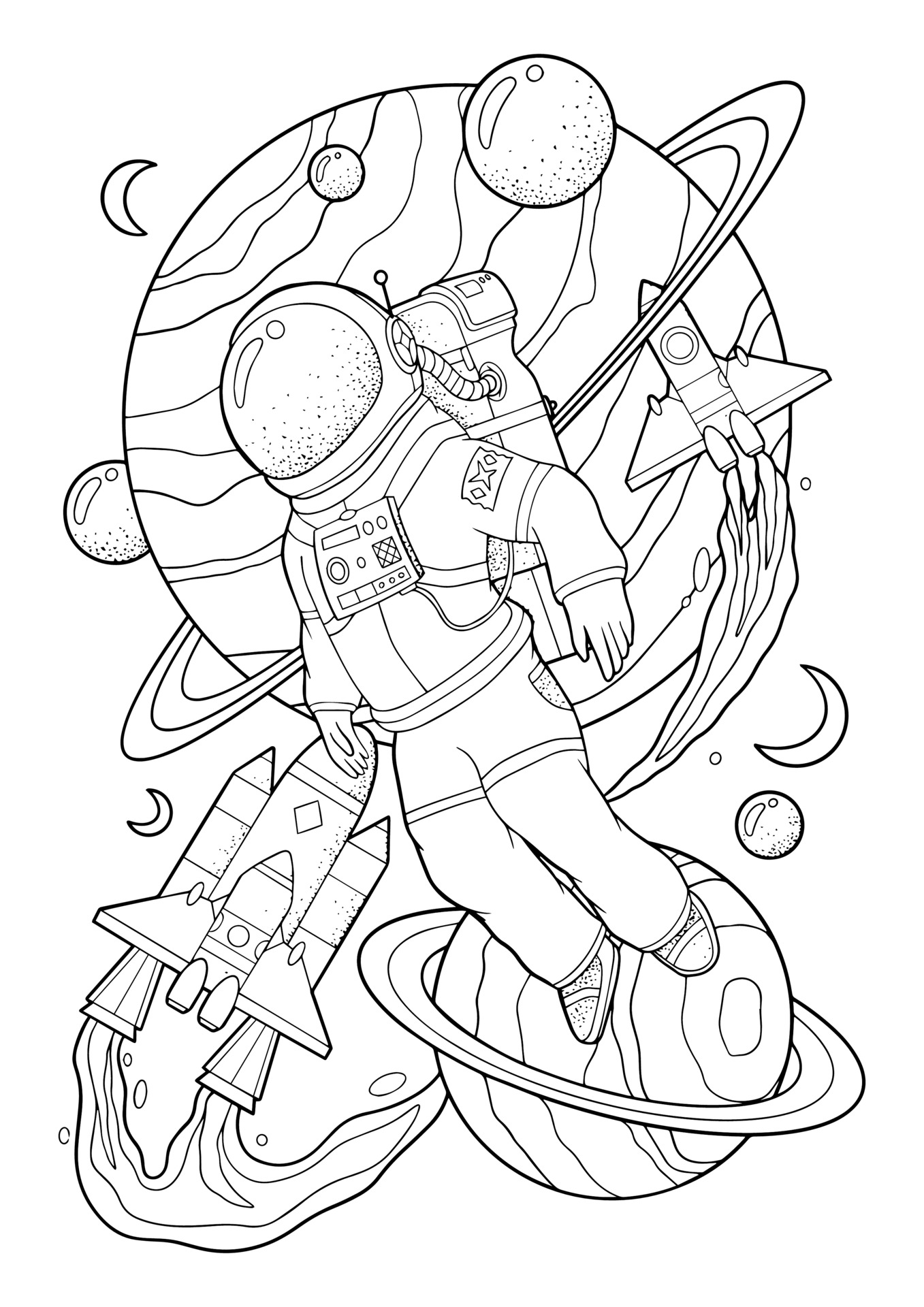 imaginative space coloring pages printable jpg