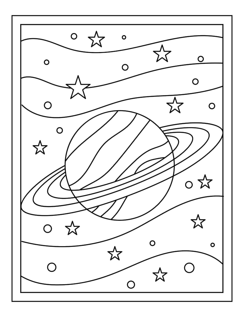 118 Imaginative Space Coloring Pages Printable 111