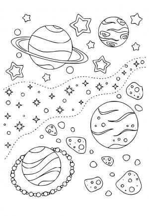 118 Imaginative Space Coloring Pages Printable 13