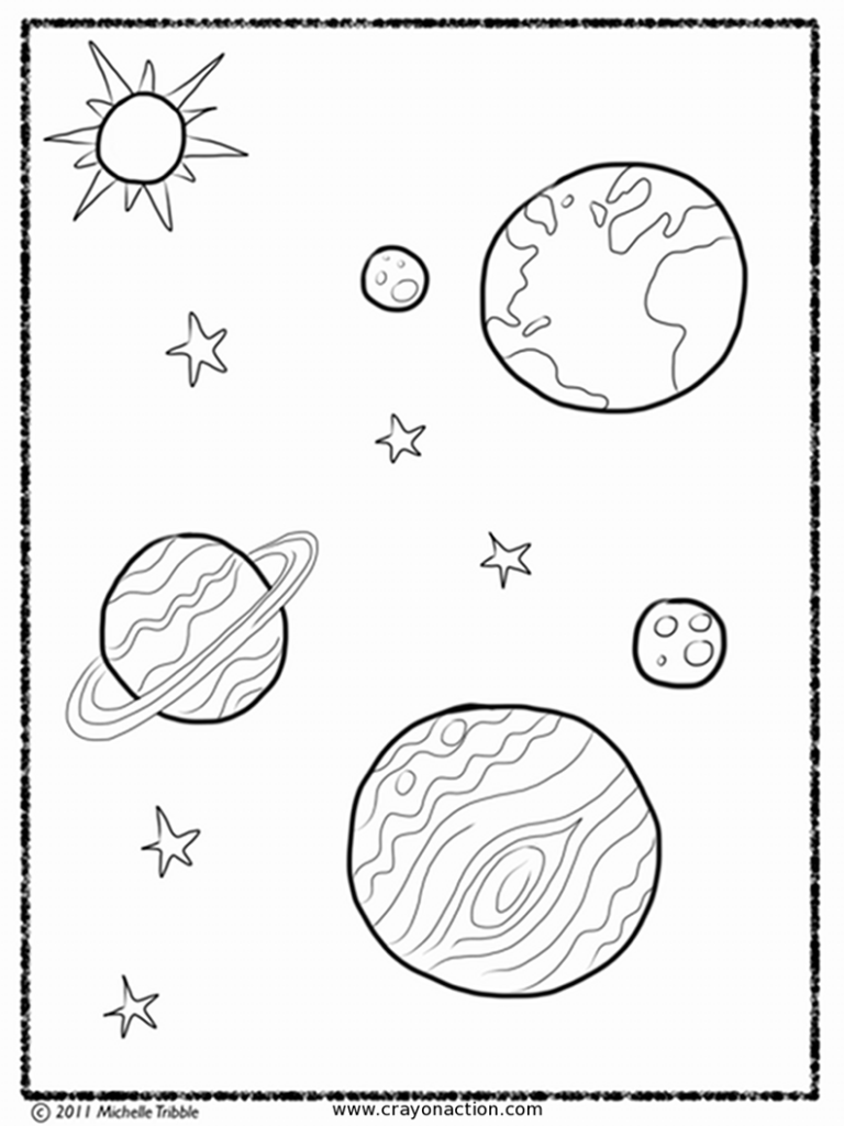 118 Imaginative Space Coloring Pages Printable 19