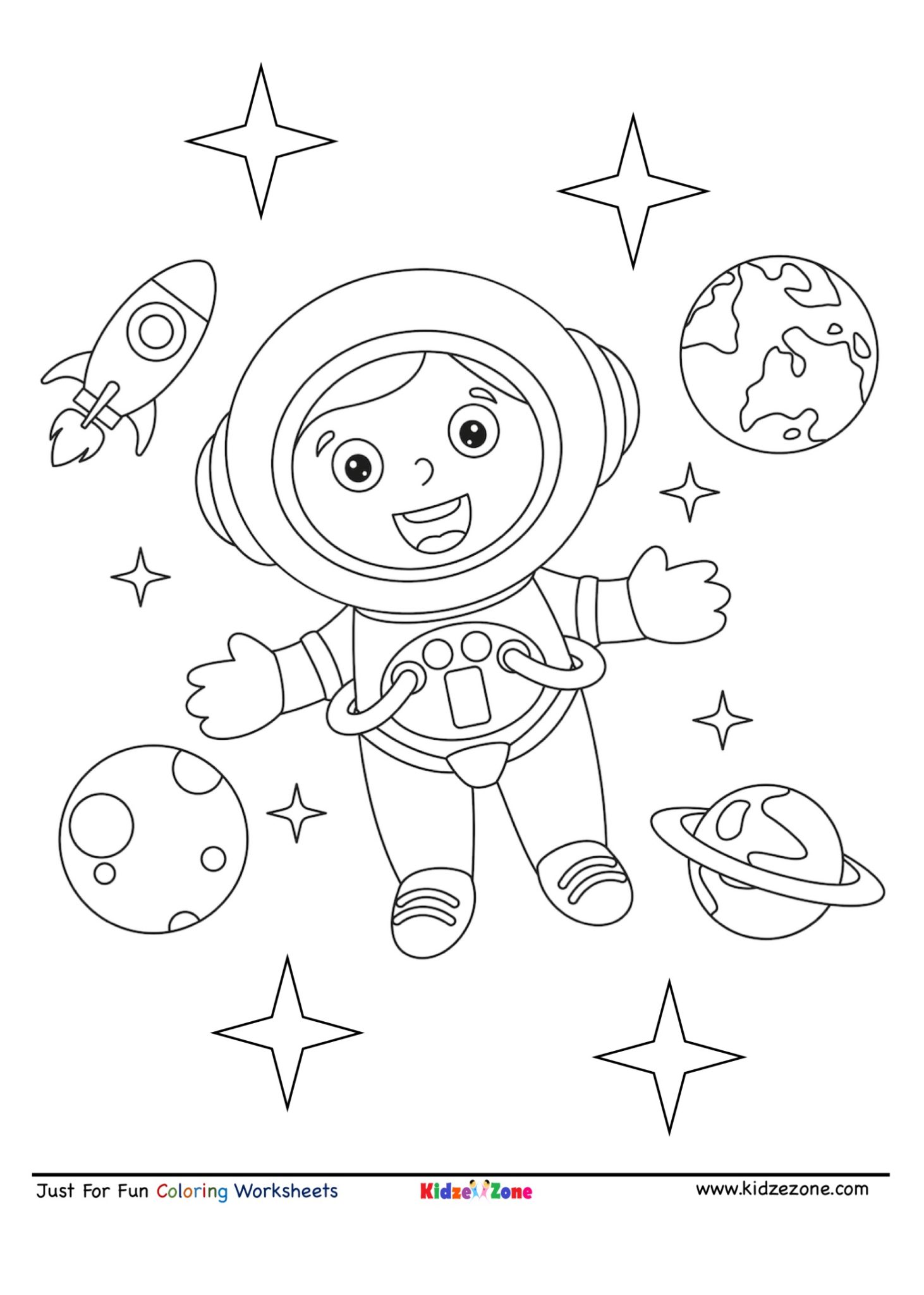 118 Imaginative Space Coloring Pages Printable 20