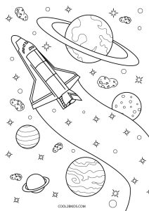 118 Imaginative Space Coloring Pages Printable 22