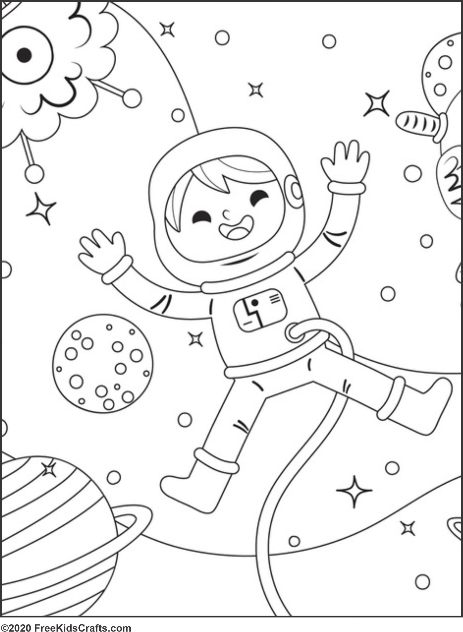 118 Imaginative Space Coloring Pages Printable 33