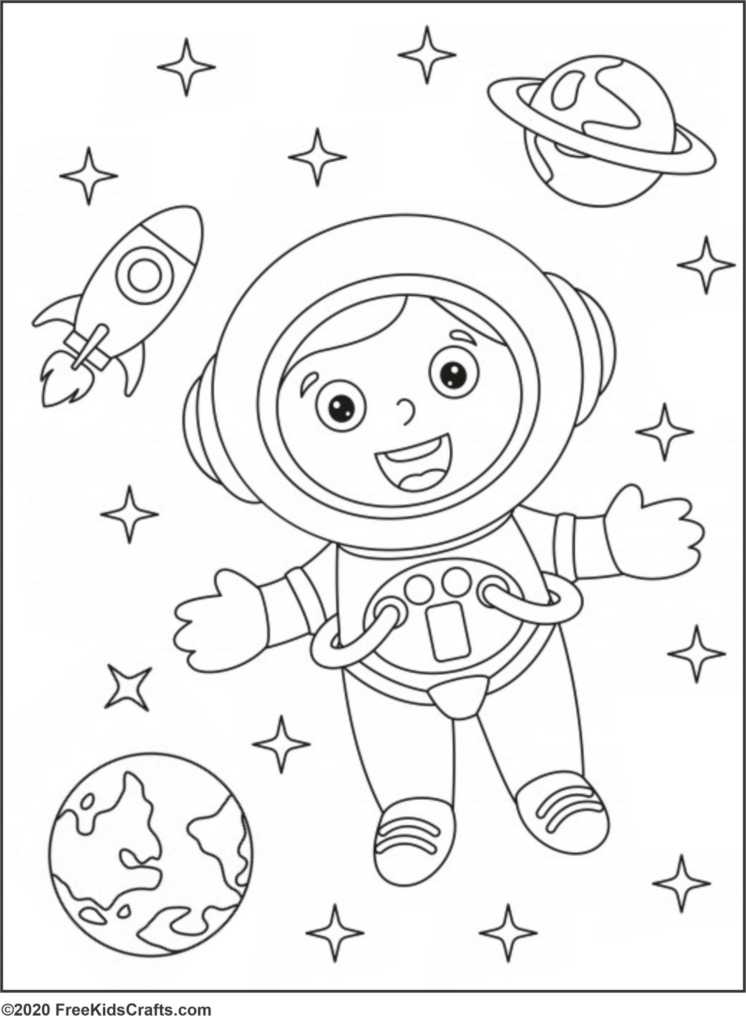 118 Imaginative Space Coloring Pages Printable 43