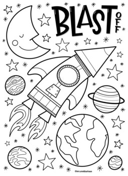 118 Imaginative Space Coloring Pages Printable 50