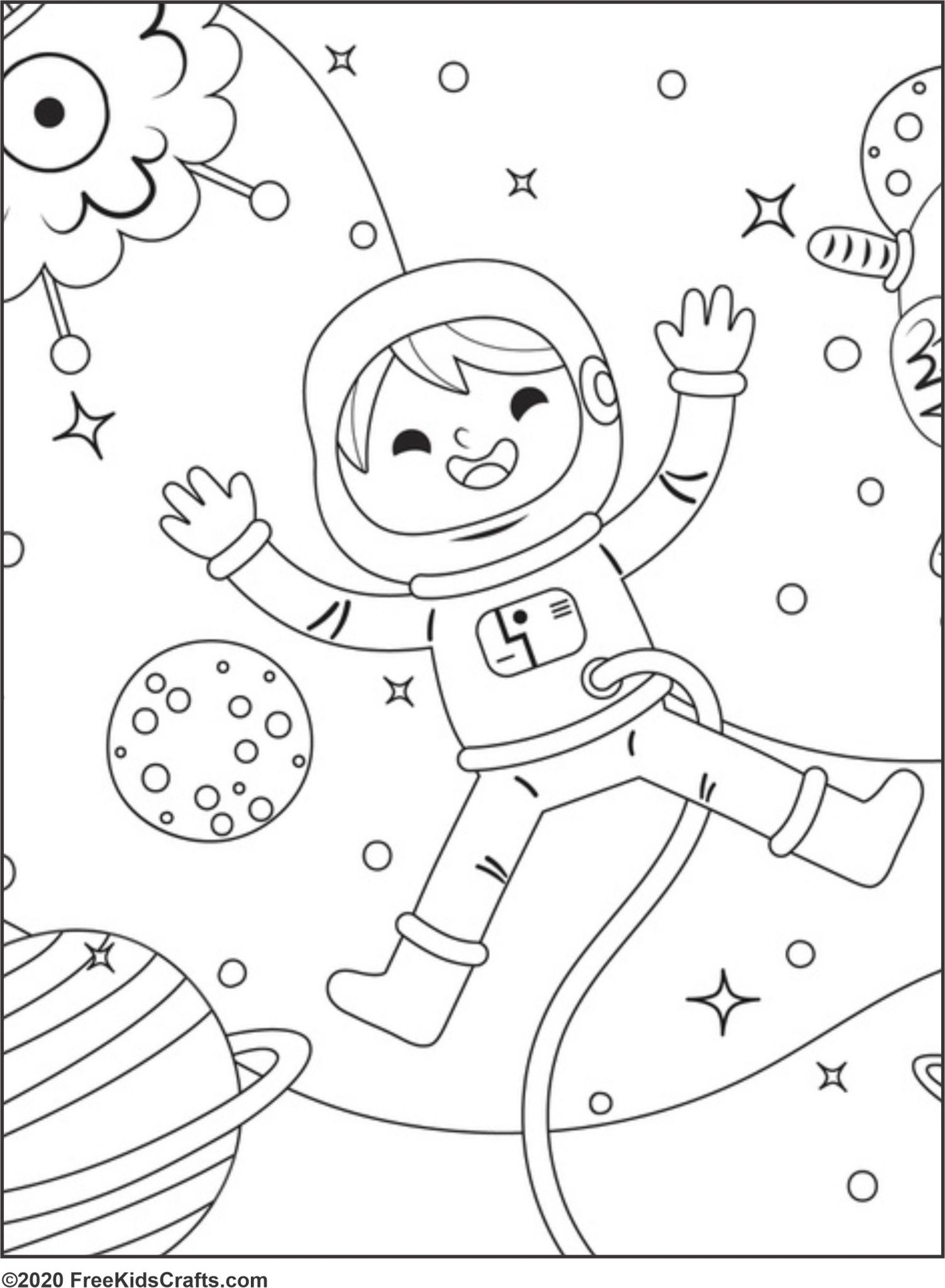 118 Imaginative Space Coloring Pages Printable 88