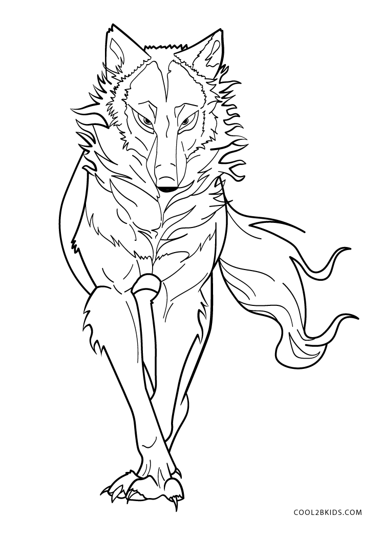 wolf coloring pages for adults printable jpg