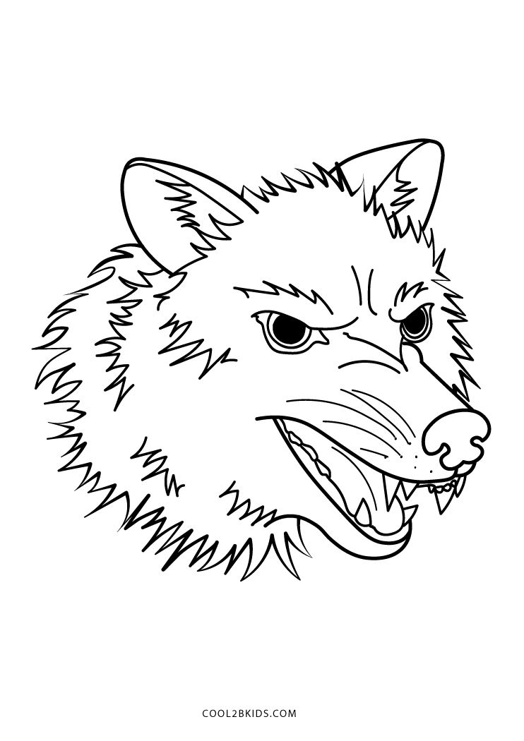 wolf coloring pages for adults printable jpg