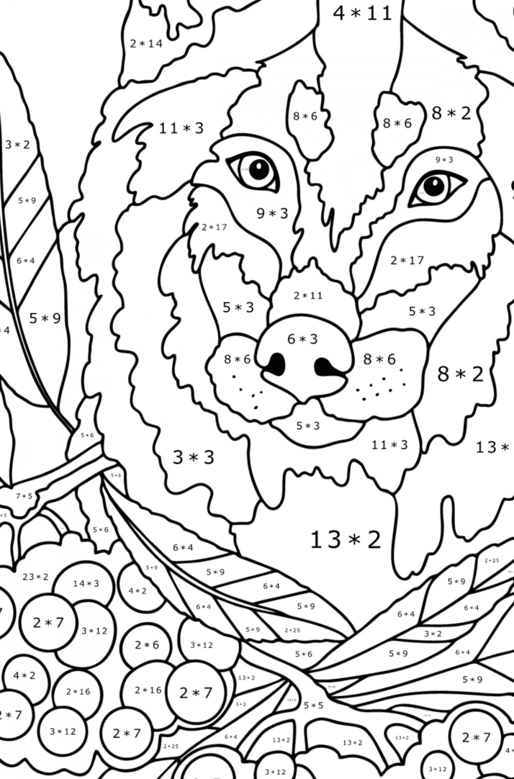 wolf coloring pages for adults printable jpg