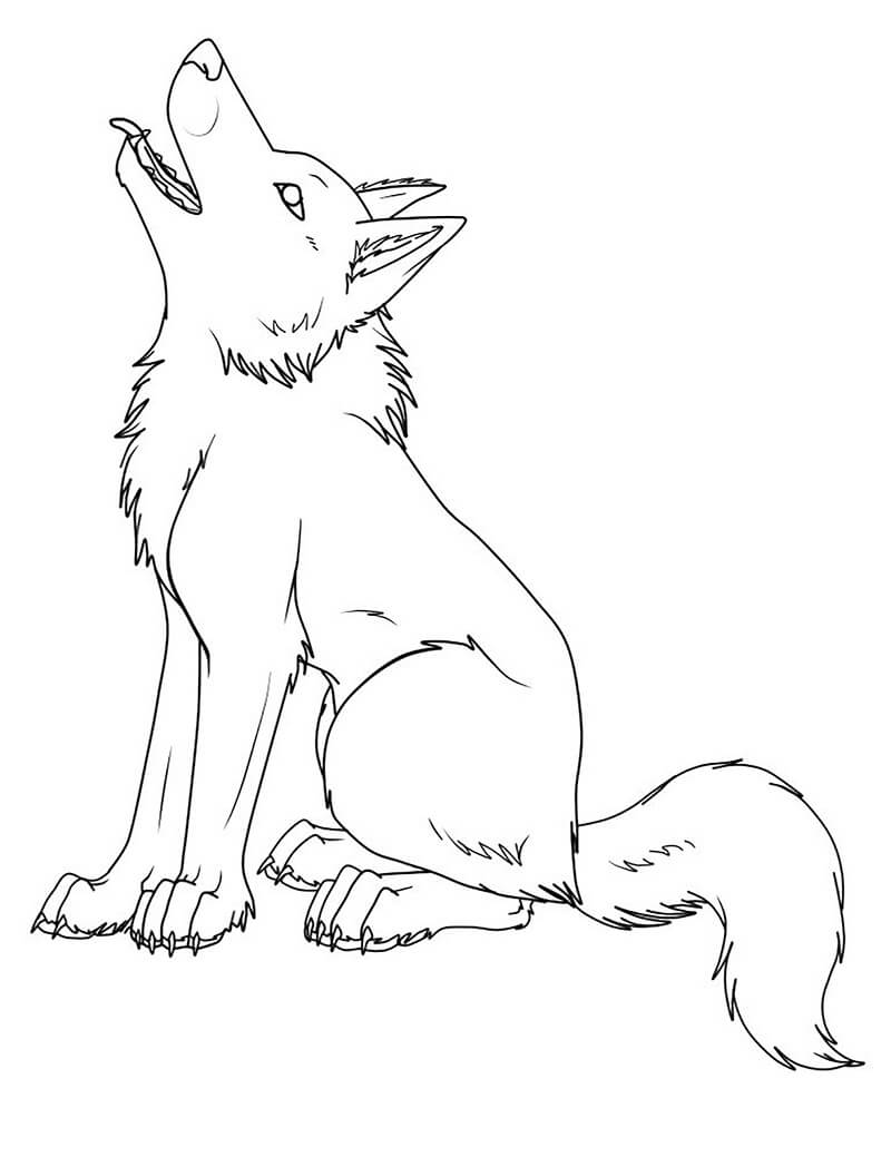 125 Wolf Coloring Pages for Adults Printable 120