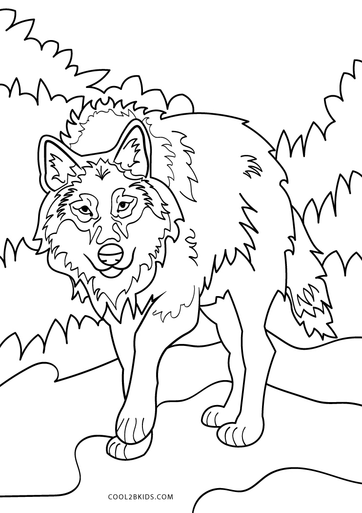 125 Wolf Coloring Pages for Adults Printable 13