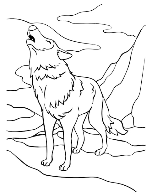 wolf coloring pages for adults printable jpg