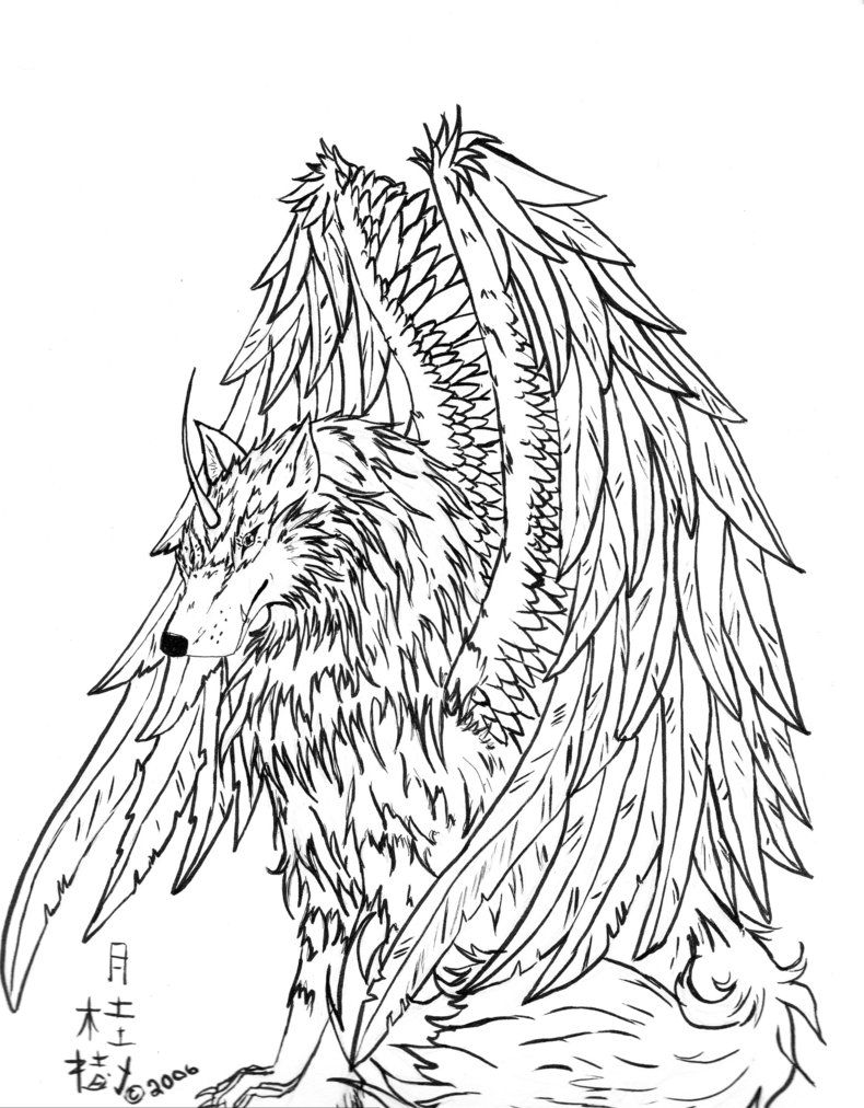 125 Wolf Coloring Pages for Adults Printable 18