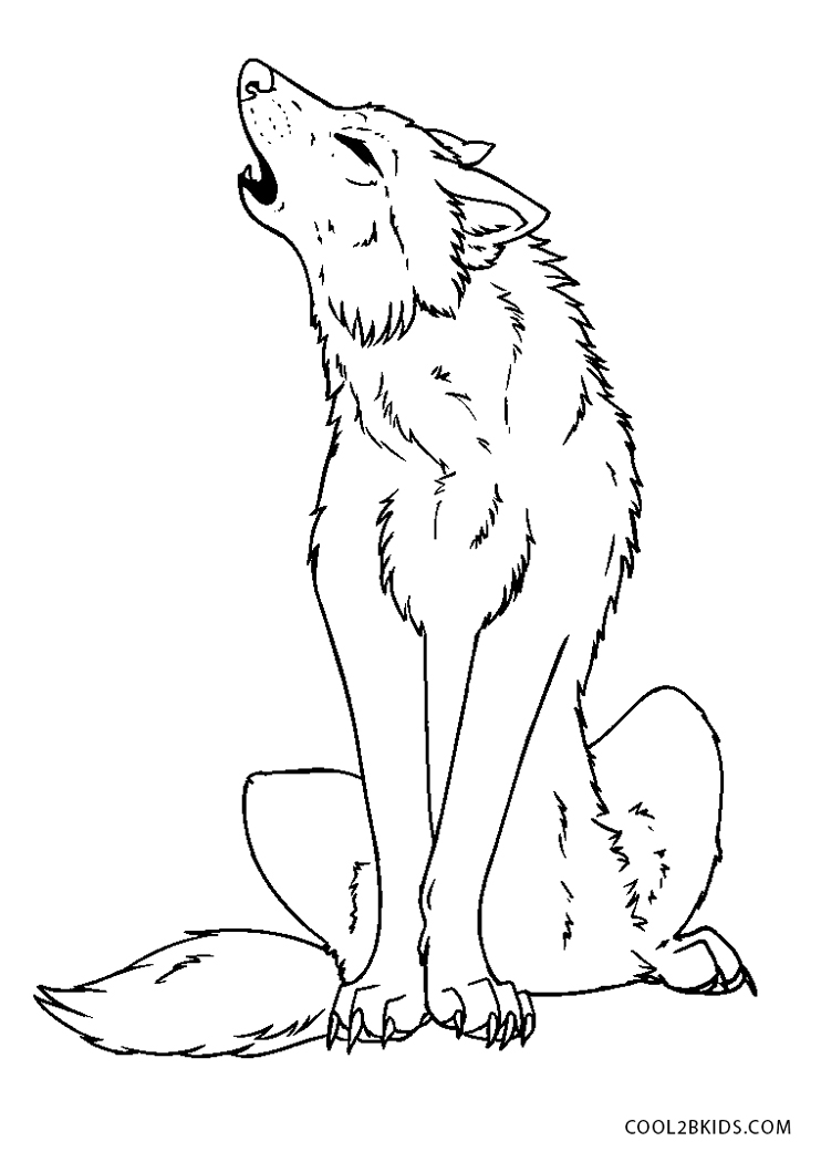 wolf coloring pages for adults printable jpg