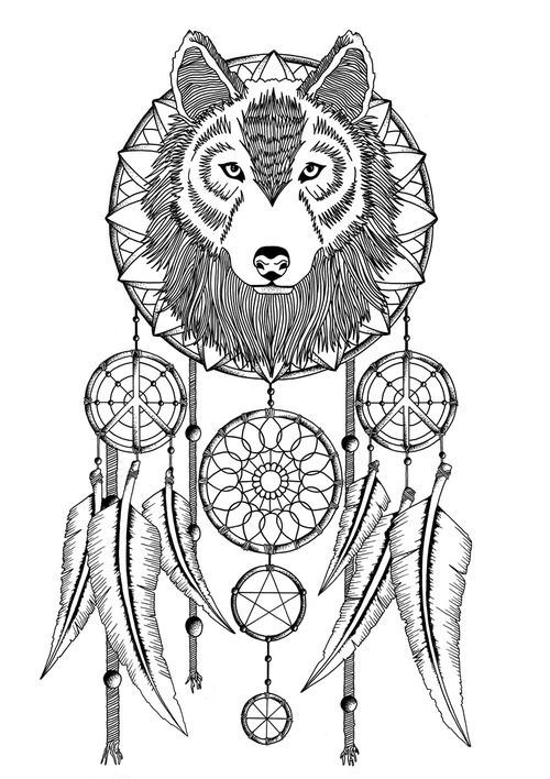 125 Wolf Coloring Pages for Adults Printable 35