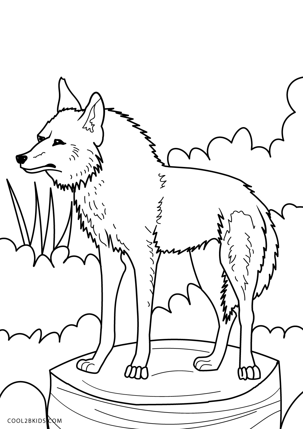 wolf coloring pages for adults printable jpg