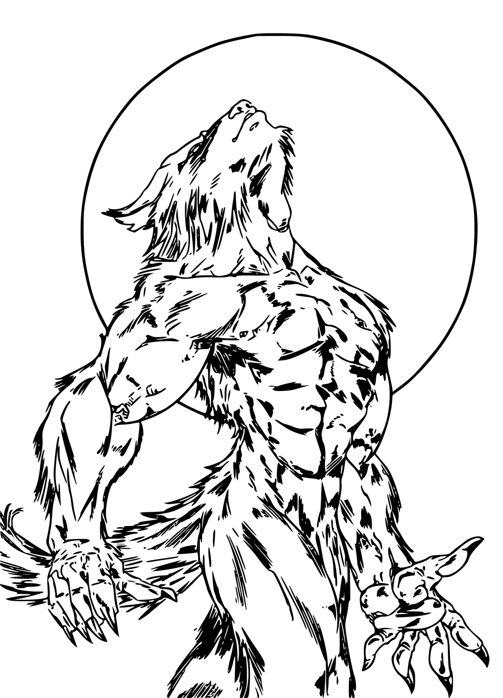 125 Wolf Coloring Pages for Adults Printable 7