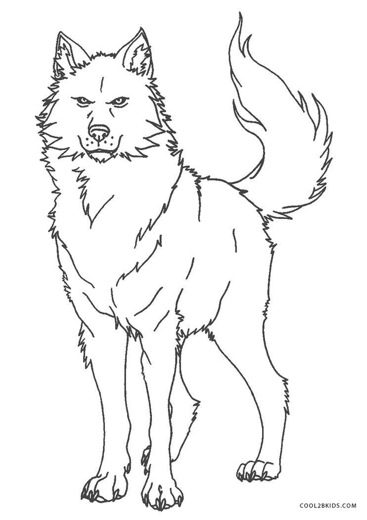 125 Wolf Coloring Pages for Adults Printable 81