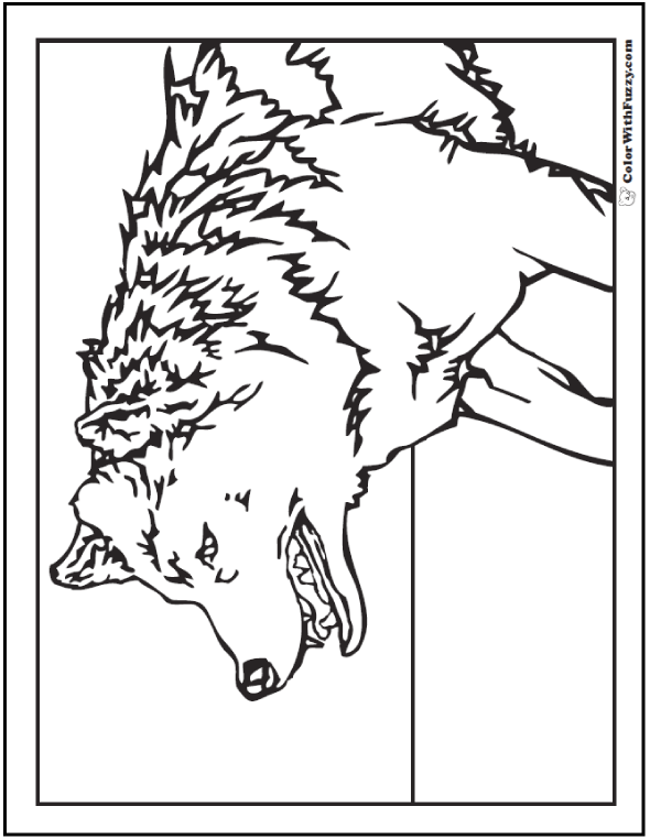 wolf coloring pages for adults printable jpg