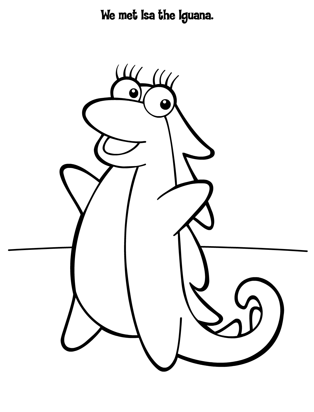 127 Free Printable Iguana Coloring Pages for Kids 106