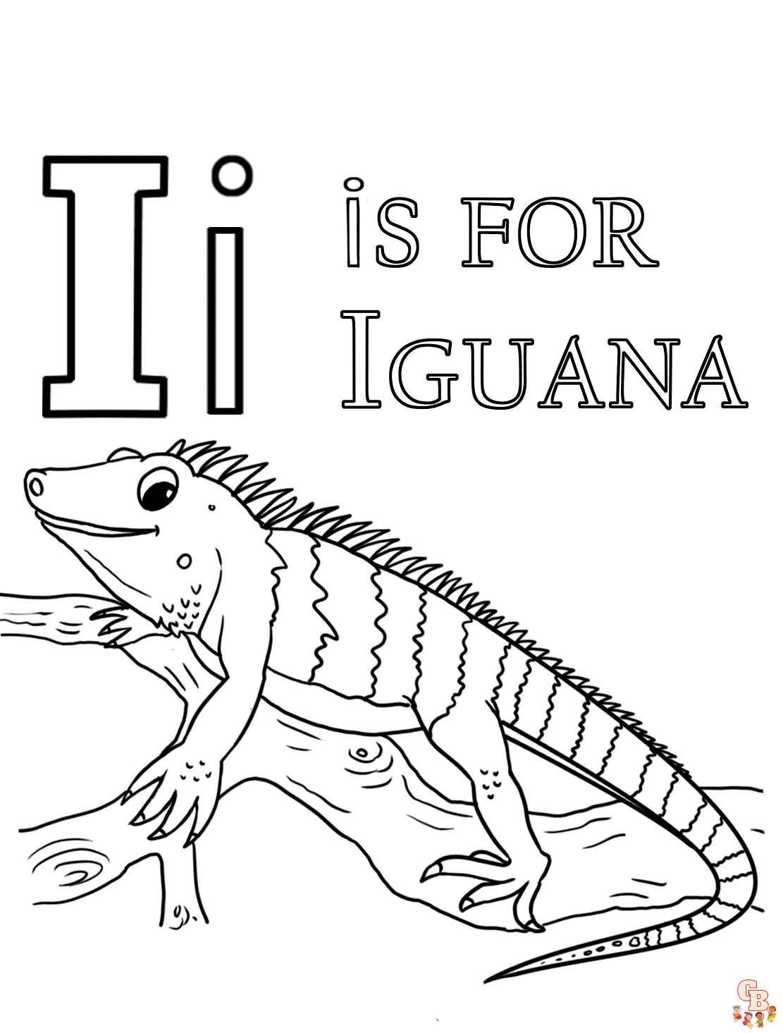 127 Free Printable Iguana Coloring Pages for Kids 121