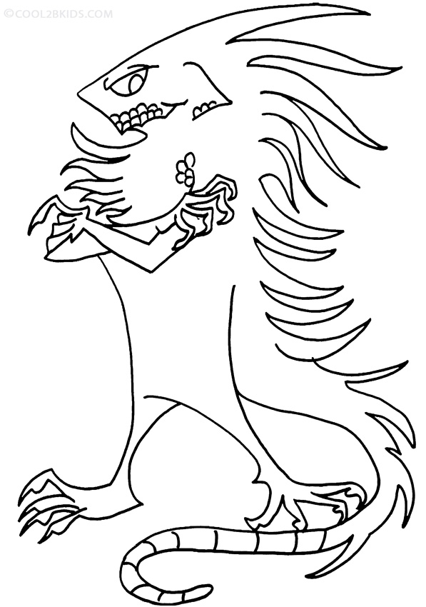 127 Free Printable Iguana Coloring Pages for Kids 4