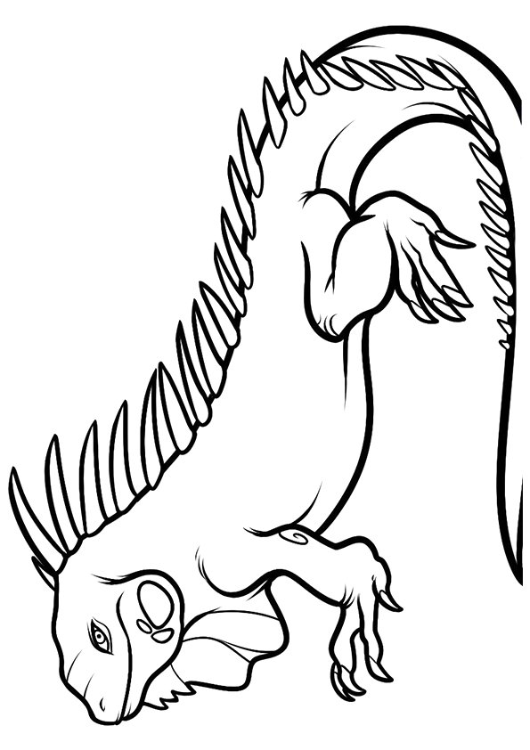 127 Free Printable Iguana Coloring Pages for Kids 7