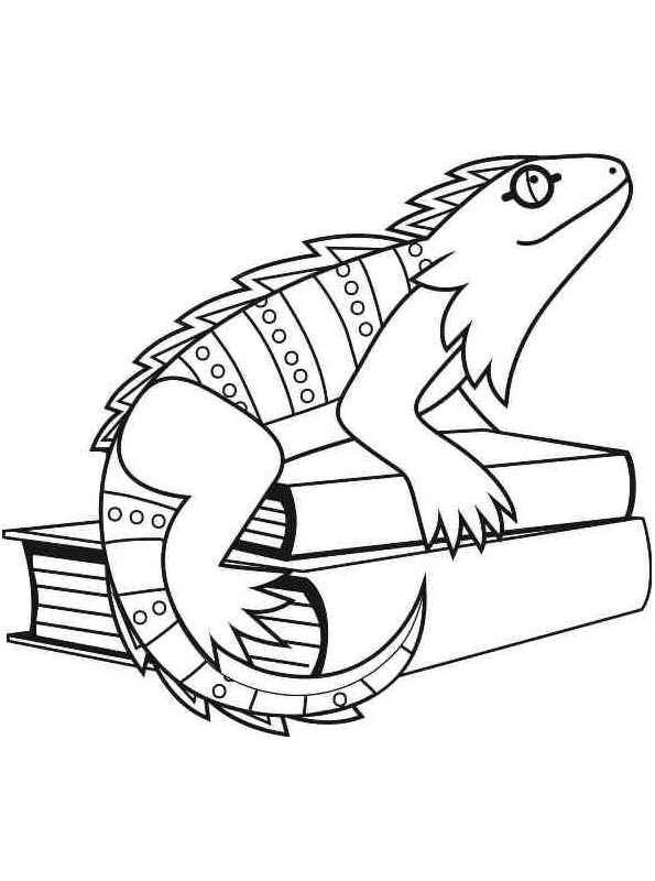 127 Free Printable Iguana Coloring Pages for Kids 78