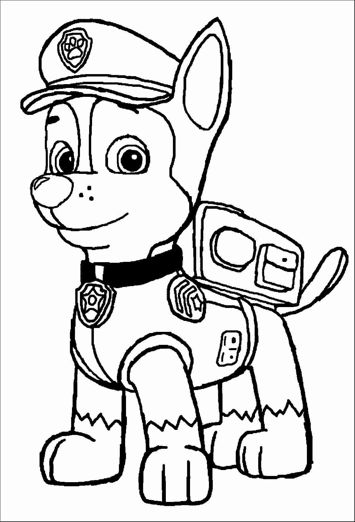 127 Ryder from Paw Patrol Coloring Pages Printable 10