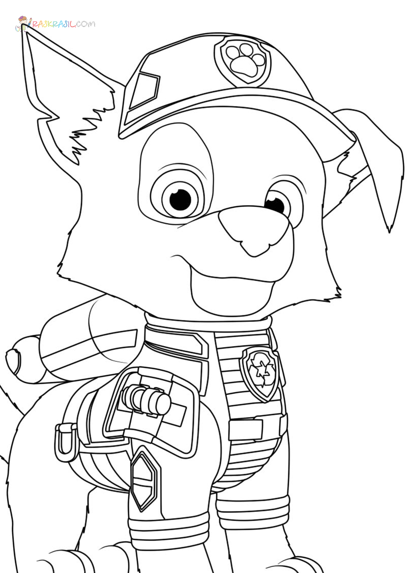 127 Ryder from Paw Patrol Coloring Pages Printable 105