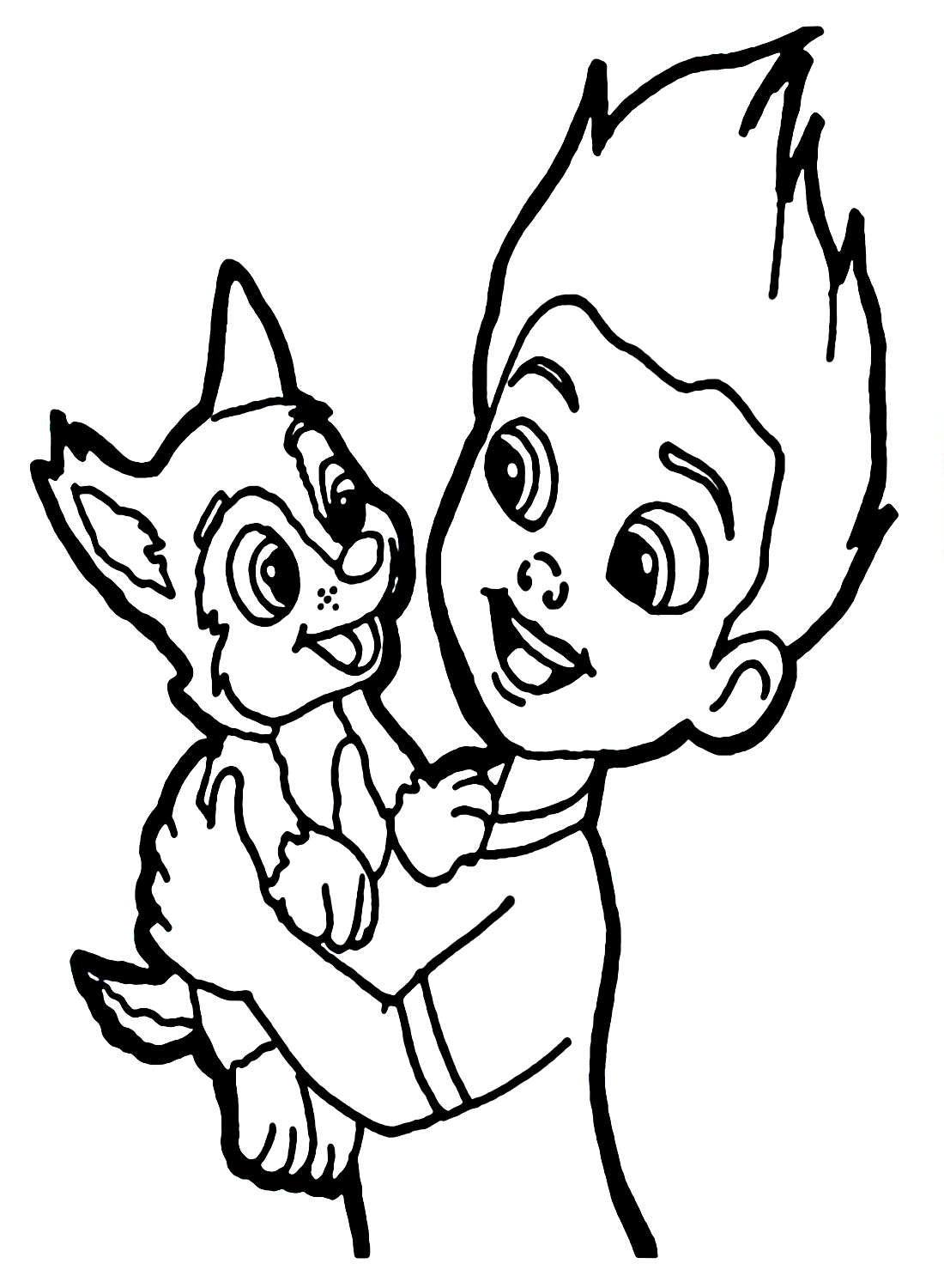 ryder from paw patrol coloring pages printable jpg