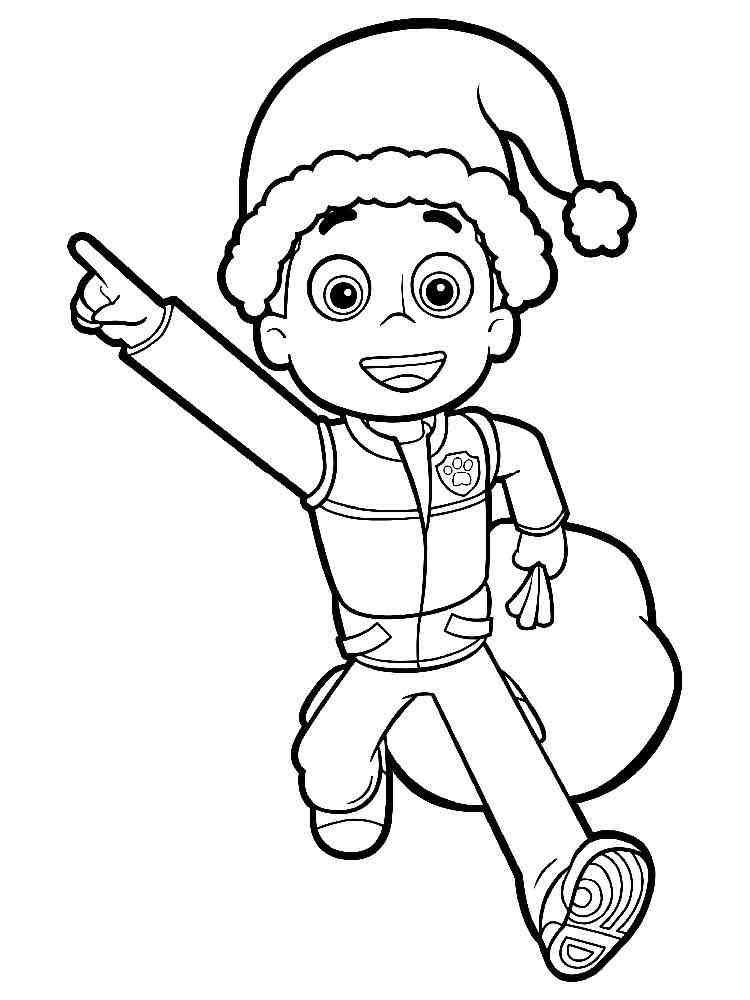 127 Ryder from Paw Patrol Coloring Pages Printable 113