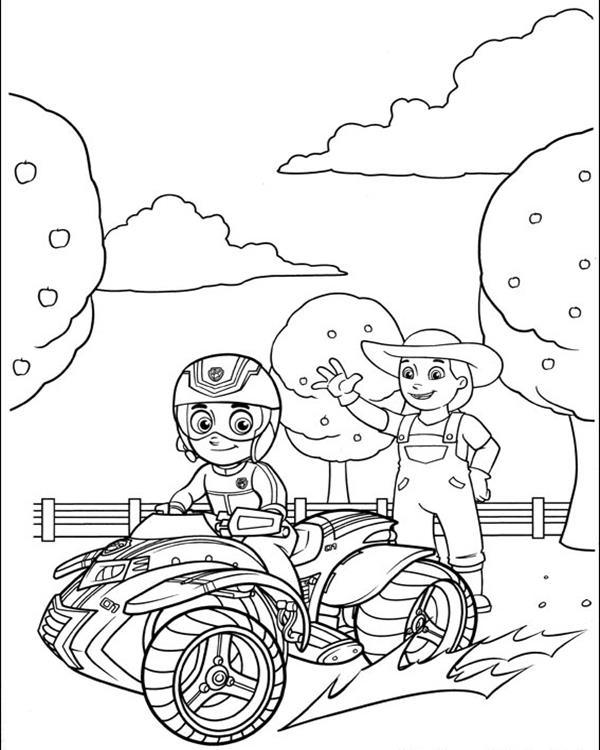 127 Ryder from Paw Patrol Coloring Pages Printable 114