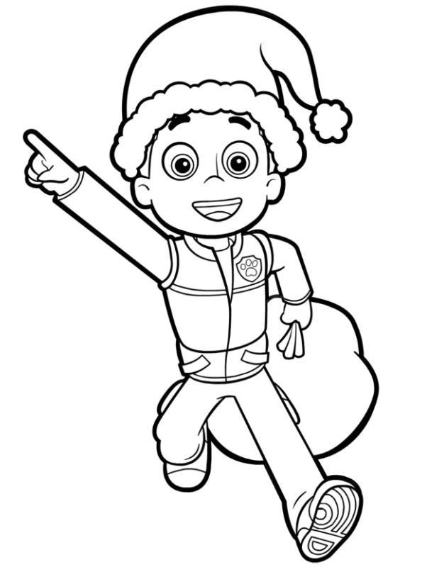 127 Ryder from Paw Patrol Coloring Pages Printable 121