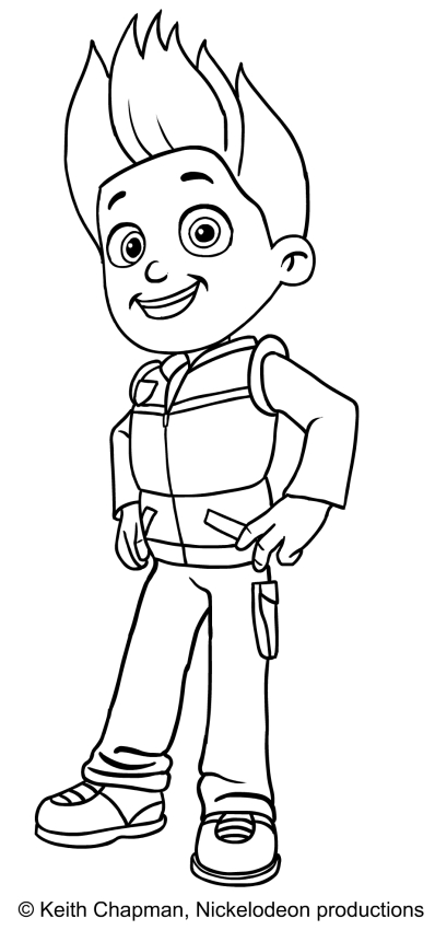 ryder from paw patrol coloring pages printable jpg