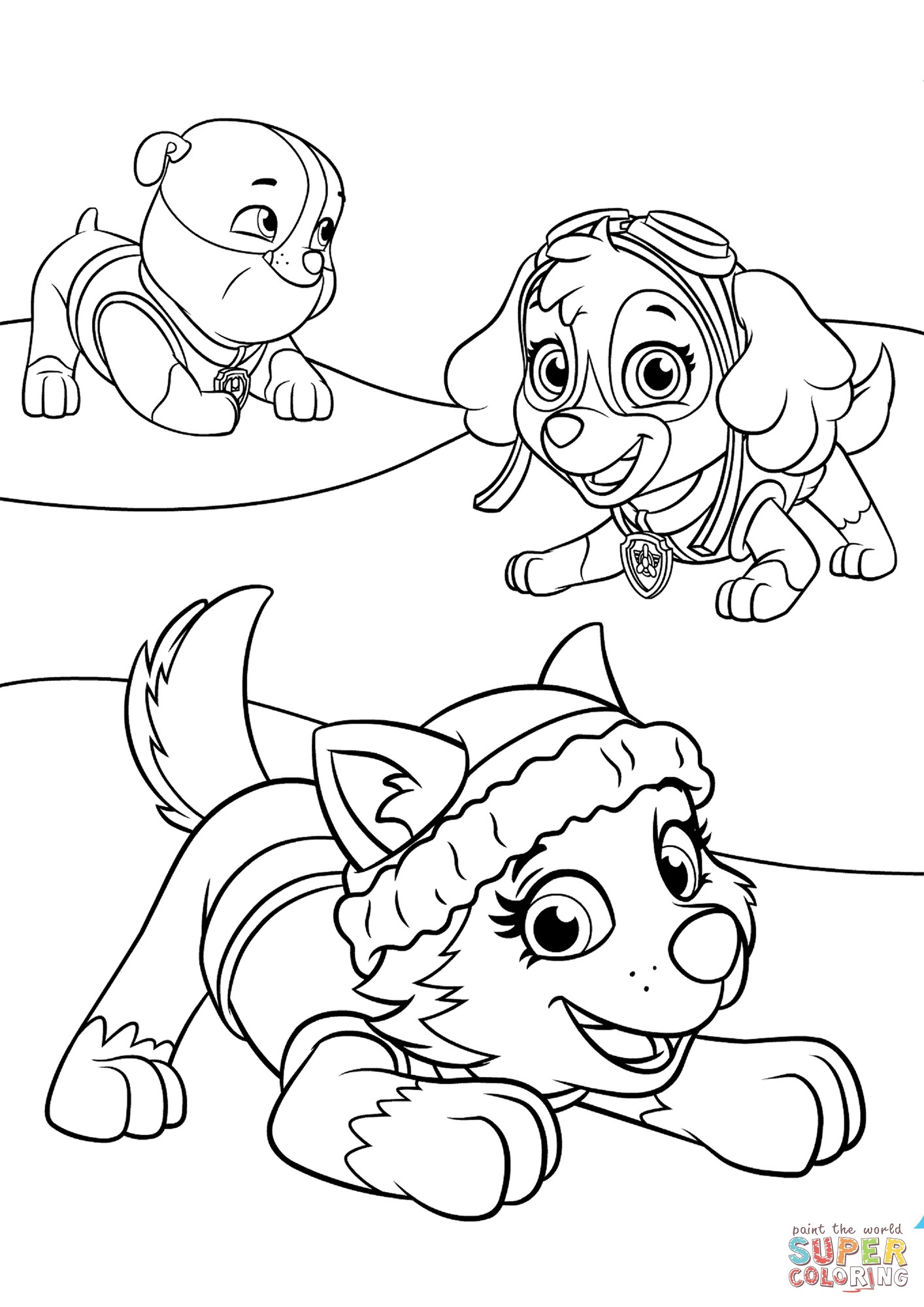 127 Ryder from Paw Patrol Coloring Pages Printable 40