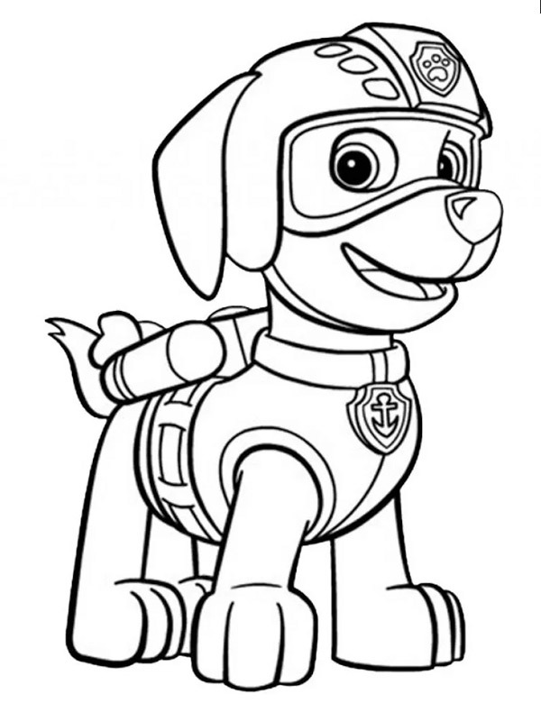 127 Ryder from Paw Patrol Coloring Pages Printable 51