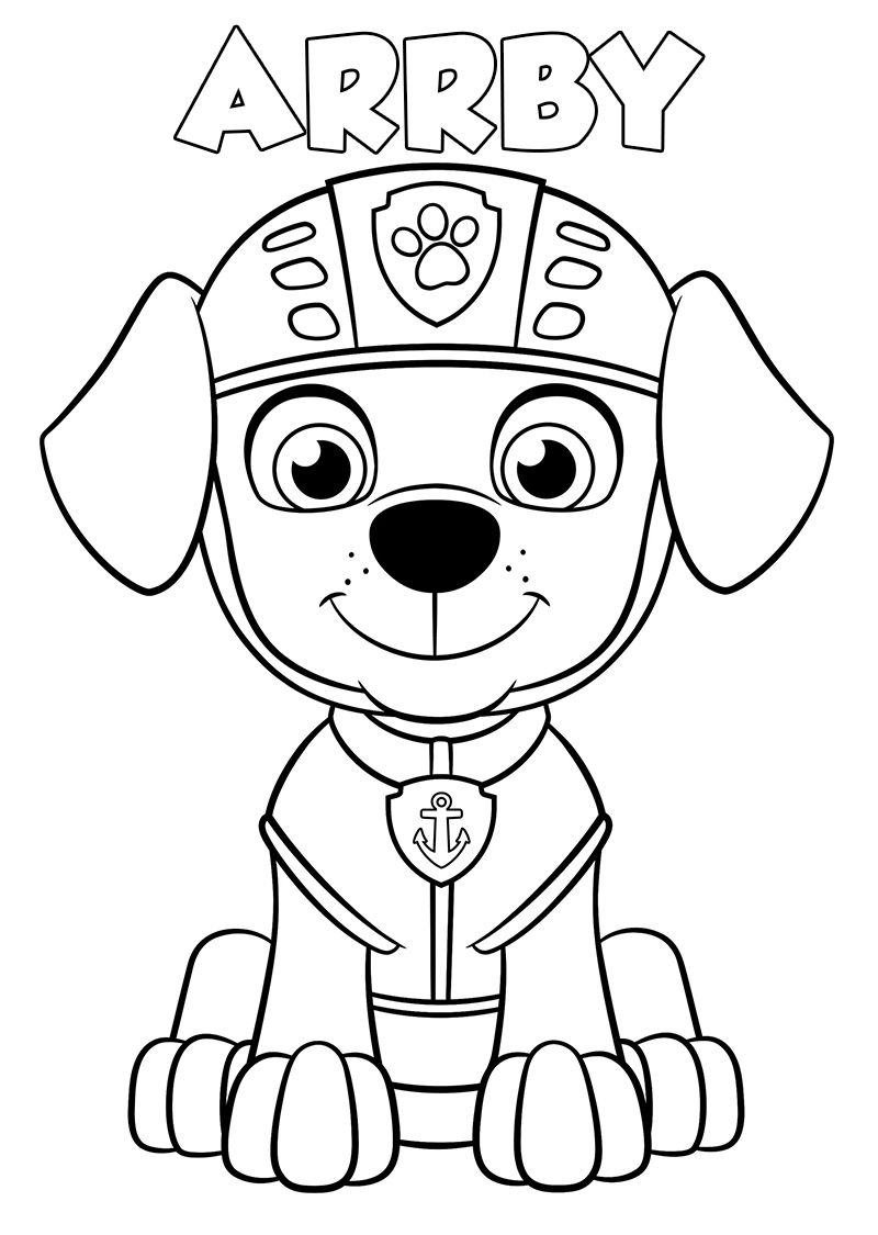 127 Ryder from Paw Patrol Coloring Pages Printable 63