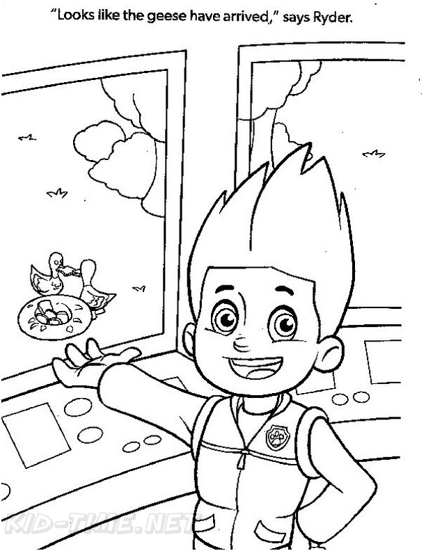 ryder from paw patrol coloring pages printable jpg