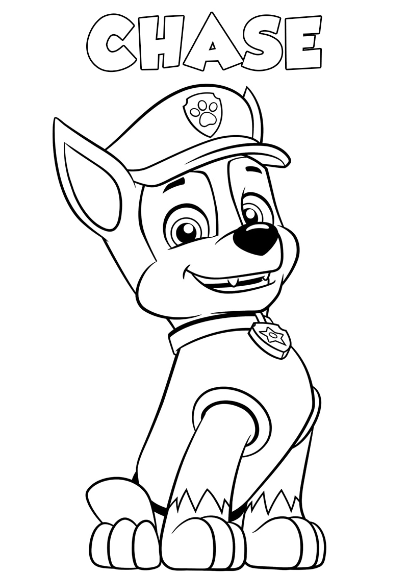 127 Ryder from Paw Patrol Coloring Pages Printable 95