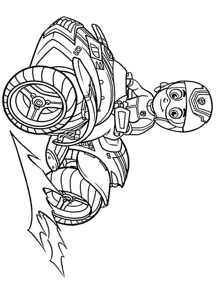 127 Ryder from Paw Patrol Coloring Pages Printable 97