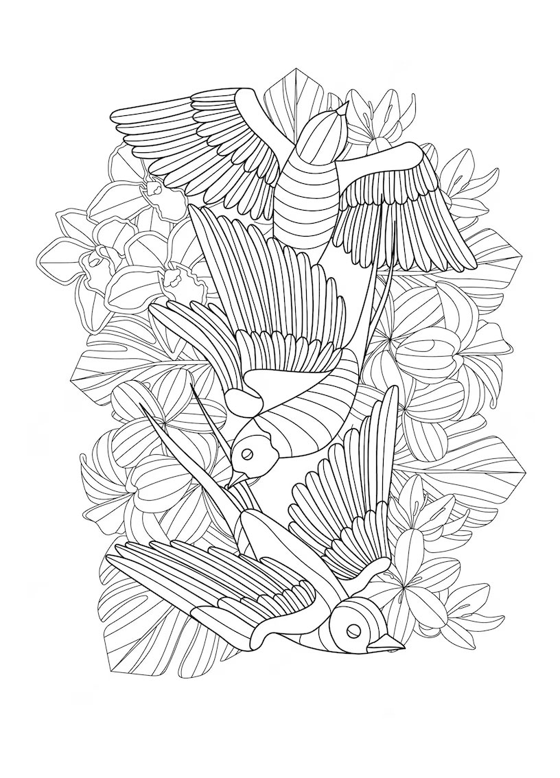 134 Aesthetic Coloring Pages Printable 102