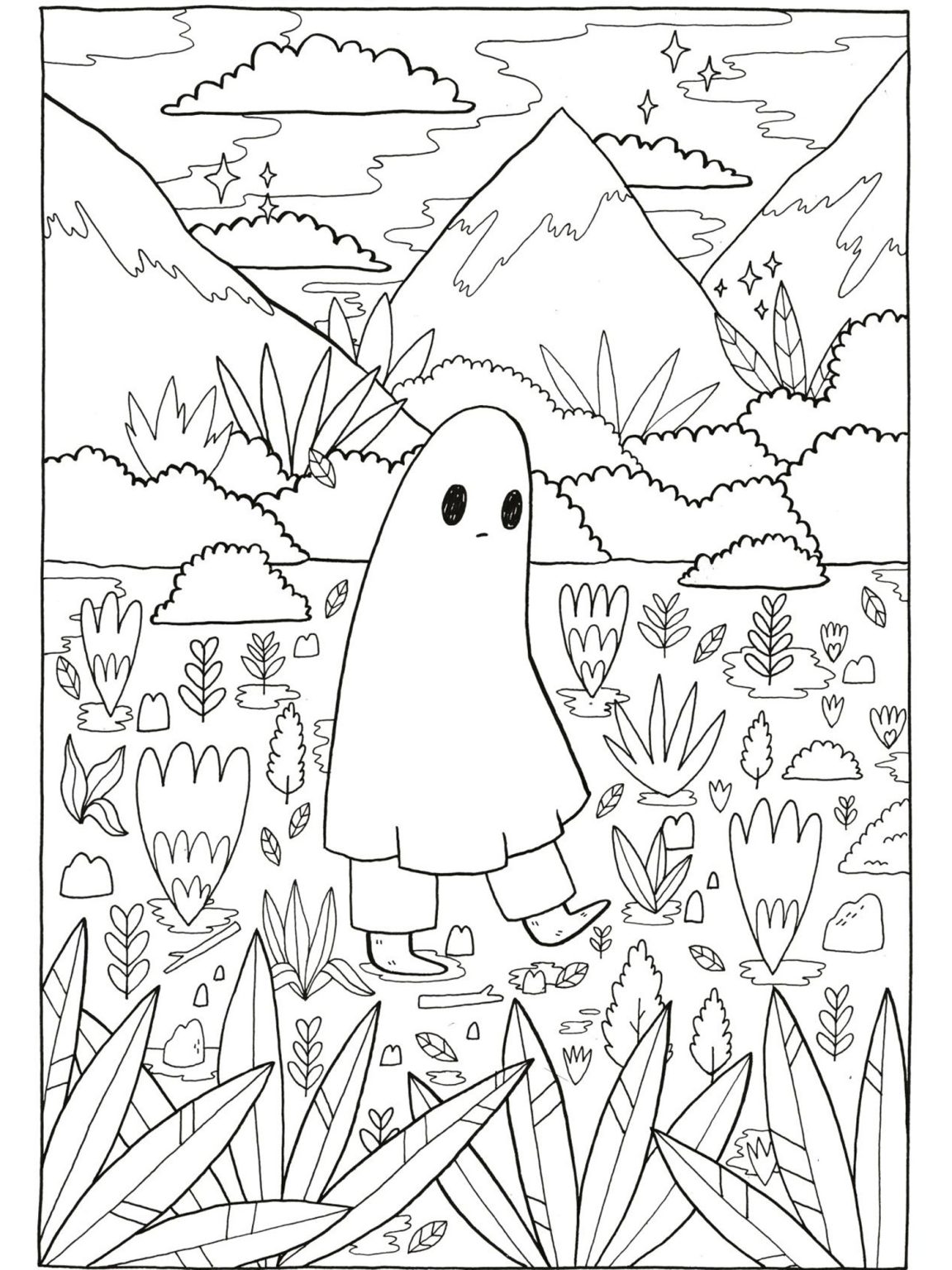 aesthetic coloring pages printable jpg